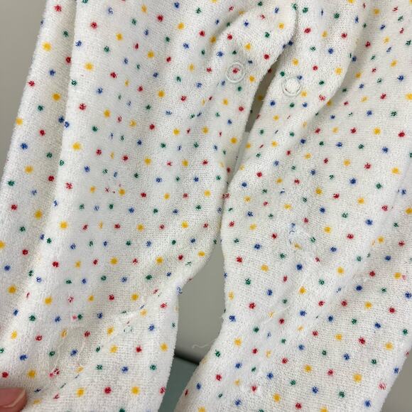 Vintage Healthtex Rainbow Polka Dot Coverall Medium USA - Picture 7 of 7